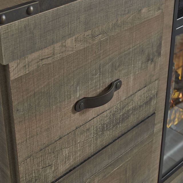 Signature Design by Ashley® Trinell 3-Piece Brown Entertainment Center-4