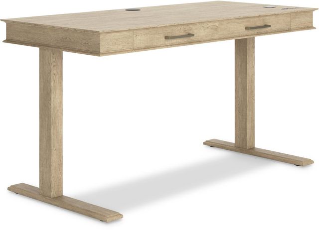 Signature Design by Ashley® Elmferd Light Brown 53" Adjustable Height Desk-0