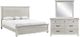New Classic® Home Furnishings Silver Sands 3-Piece Gray Queen Panel Bedroom Set-0