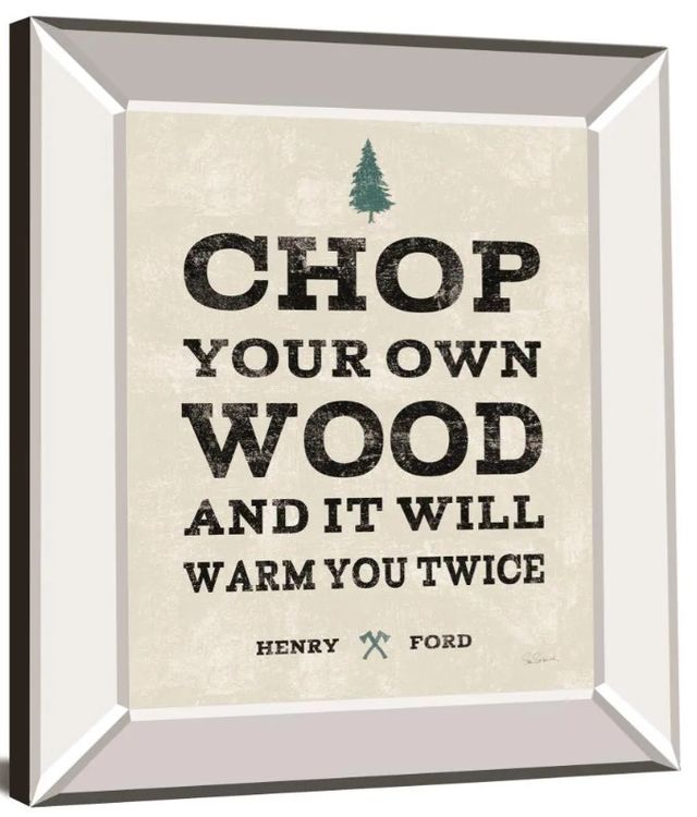Classy Art Cabin Life II by Sue Schlabach Mirror Framed Wall Art-1