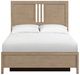 Whittier Wood® Furniture Bailey Almond Queen Storage Panel Bed-2
