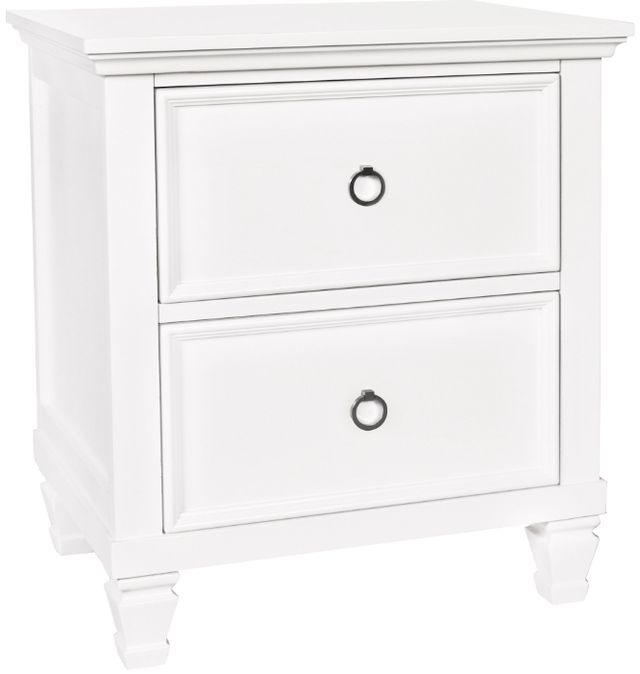 New Classic® Home Furnishings Tamarack White Nightstand-0