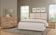 LM Co Home By Vaughan-Bassett Crafted Oak by Ben & Erin Napier Bleached White King Upholstered Panel Bed -1