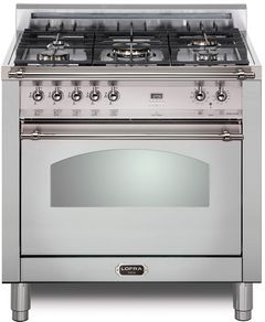 Lofra® Dolcevita 30" Stainless Steel Pro Style Dual Fuel Range