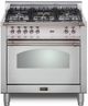 Lofra® Dolcevita 30" Stainless Steel Pro Style Dual Fuel Range-0