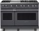 Viking® 5 Series 48" Cast Black Pro Style Gas (LP) Range with Polished Chrome Trim-0