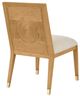 Currey & Company Santos Sea Sand Side Chair-3