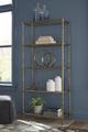 Signature Design by Ashley® Ryandale Antique Brass Bookcase-4