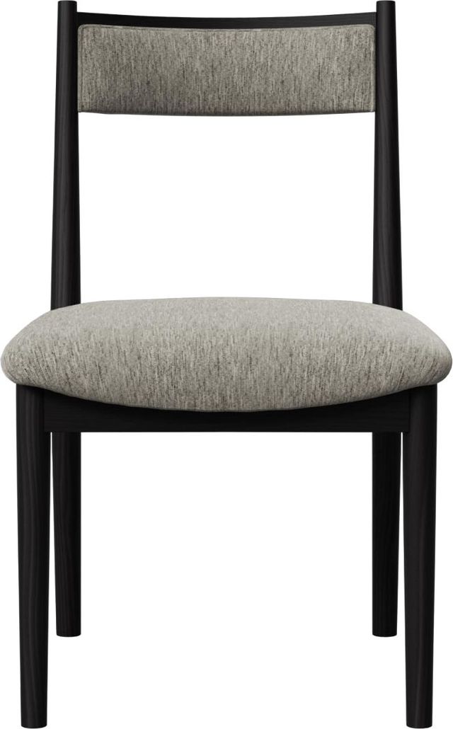 Bernards Elure Beige/Peppercorn Crescent Dining Side Chair-2