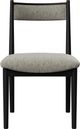 Bernards Elure Beige/Peppercorn Crescent Dining Side Chair-1