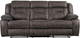 Mazin Furniture Madrona Dark Brown Double Reclining Sofa-0