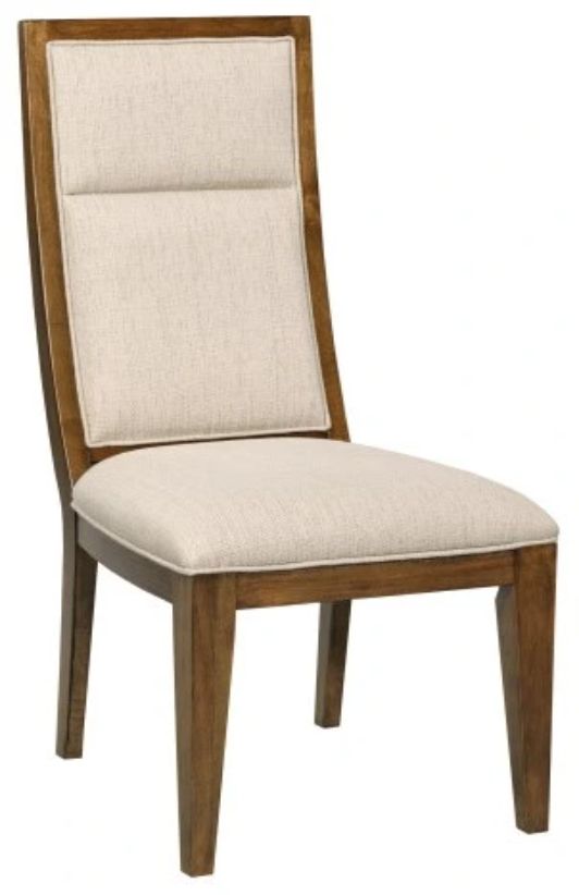 Kincaid® Abode Beige/Warm Brunette Doyle Upholstered Side Chair-0