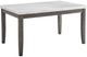 Steve Silver Co. Emily White Dining Table with Mossy Gray Base-0