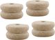 Dovetail Furniture Ollerton 4-Piece Natural Candle Holder Set-0