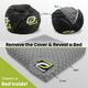 CordaRoy's® Optic Gaming Full Bean Bag Chair-5
