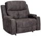 Franklin™ Arlington Monroe Ebony Chair and a Half Power Recliner-0