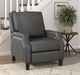 Portia Push Back Recliner (Grey)-2