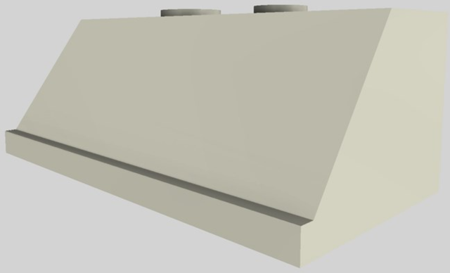 Vent-A-Hood® 48" Wall Mounted Range Hood-Biscuit-3