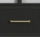 Elements International Ridgemont Black Queen Panel Storage Bed-4