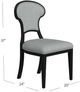 Bassett Mirror Mateo 2-Piece Black Dining Side Chair-3