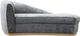 TOV Furniture Adele Slub Grey Chaise-0