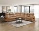 Homelegance® Fairway 3-Piece Brown Power Reclining Sectional with Right Side Console-1