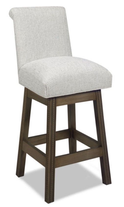 Parker Southern Monroe Lily Coconut/Urbanite Swivel Bar Stool-0
