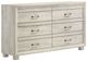 Elements International Fort Worth White 6-Drawer Dresser-0