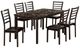 Furniture of America® Colman 60" Espresso Dining Table-2