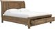 Signature Design by Ashley® Feddinger Medium Brown California King Storage Sleigh Bed-1