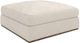 Caracole® Bello Caracole Upholstery Oatmeal/Retro Walnut Ottoman-0