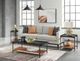Riverside Furniture Lennox Black/Rosewood Chairside Table-4