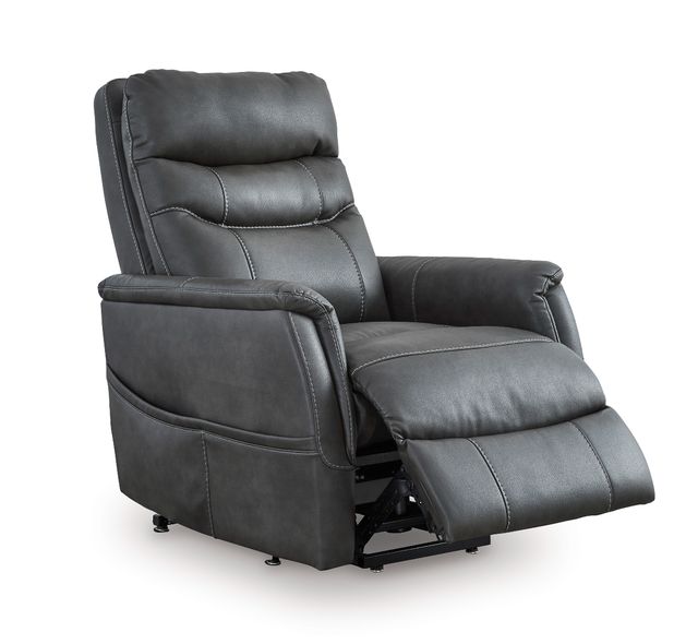 Signature Design by Ashley® Strawbill Shadow Power Lift Recliner-2