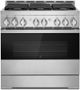 JennAir® NOIR™ 36" Stainless Steel Pro Style Natural Gas Range-0