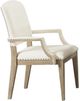 Riverside Furniture Myra Beige/Natural Upholstered Dining Arm Chair-3