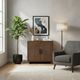 Sunny Designs™ Malibu Weathered Rum Accent Cabinet-1