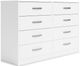 Signature Design by Ashley® Flannia 4-Piece White Queen Panel Headboard Bedroom Set-2