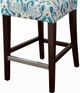 Olliix by Madison Park Blue Avila Tufted Back Counter Stool-2
