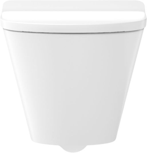 KOHLER® Brazn® White Wall-Hung Round-Front Toilet, Dual-Flush-1