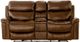 Catnapper® Ceretti Brown Leather Power Reclining Console Loveseat-3