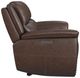 Flexsteel® Beau Dark Sable Brown Power Reclining Loveseat with Console and Power Headrests-3