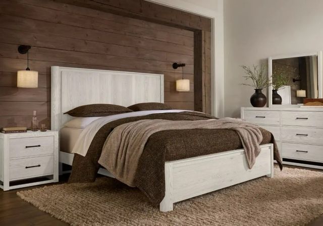 Vaughan-Bassett Lodge & Loft Soft White Oak Nightstand-1