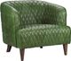 Moe's Home Collection Magdalen Dark Green Arm Chair-0