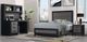 Global Furniture USA Lisbon Black/Dark Gray King Panel Bed -2