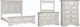 Liberty Furniture Abbey Park 4-Piece Antique White/Weathered Brown King Panel Bed Set-0