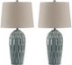 Signature Design by Ashley® Hadbury Pale Blue/Teal Table Lamp-1
