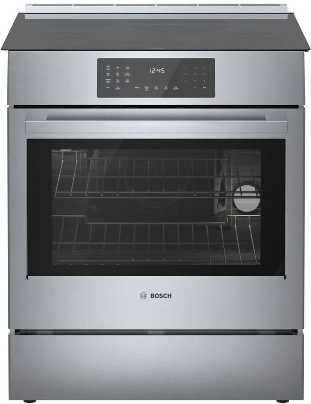 Bosch 800 Series 30" Stainless Steel Slide In Induction Range -0