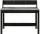 Coaster® Besler Black/Gray Stone SmartTop Writing Desk with Shelf-3