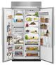 KitchenAid® 25.48 Cu. Ft. Stainless Steel with PrintShield™ Finish Built In Side-By-Side Refrigerator-2