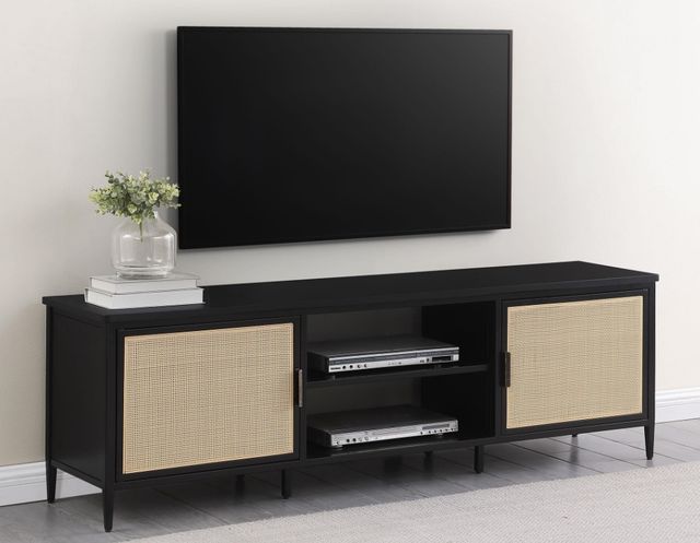 Coaster® Amherst Black 70" TV Stand-3